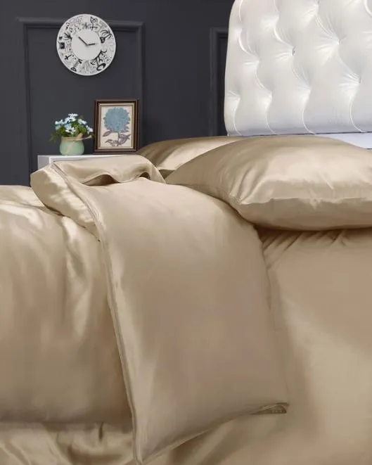 19 Momme Seamless Silk Sheets Set Home Lilysilk Silk Bedding Sets