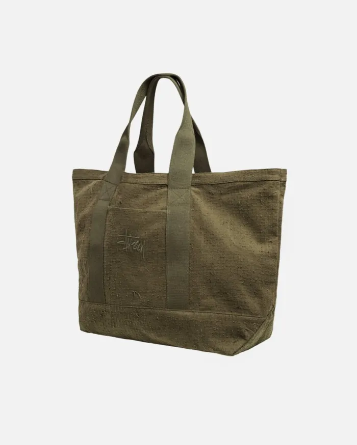 Accessories MenWomen Stussy NEEDLE PUNCH XL TOTE BAG Accessories MenWomen Stussy NEEDLE PUNCH XL TOTE BAG