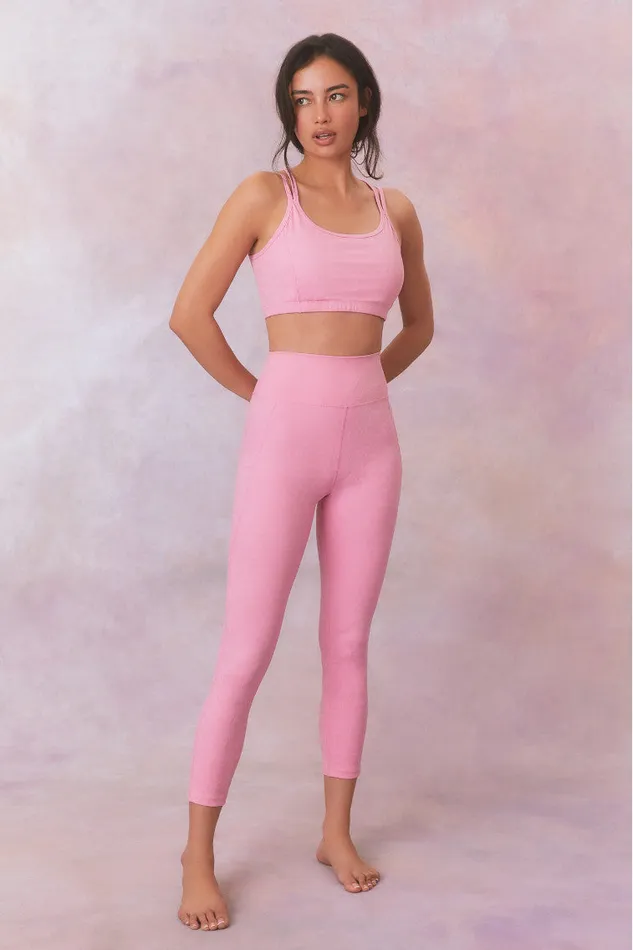 Active Women LoveShackFancy Highland HighWaisted Bow Print Active Legging Rosabelle