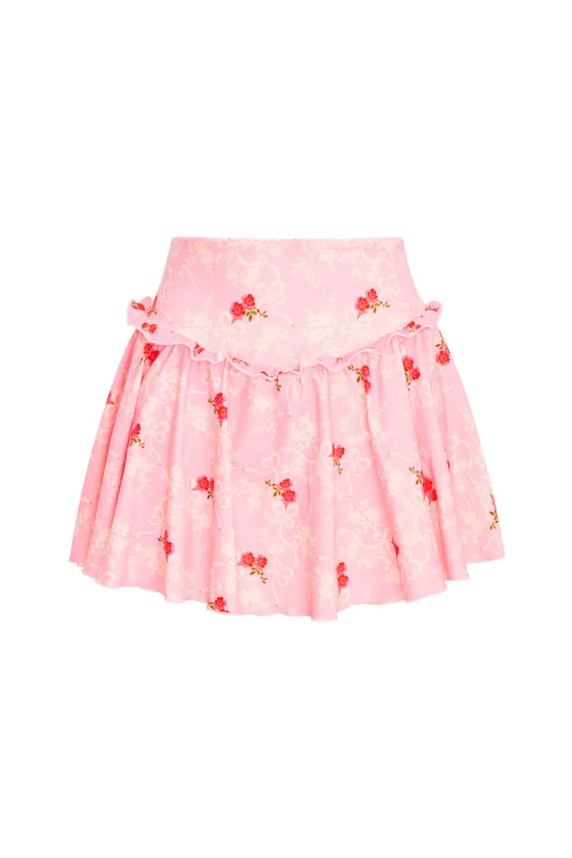 Active Women LoveShackFancy Vanina Active Skort Rosy Romance