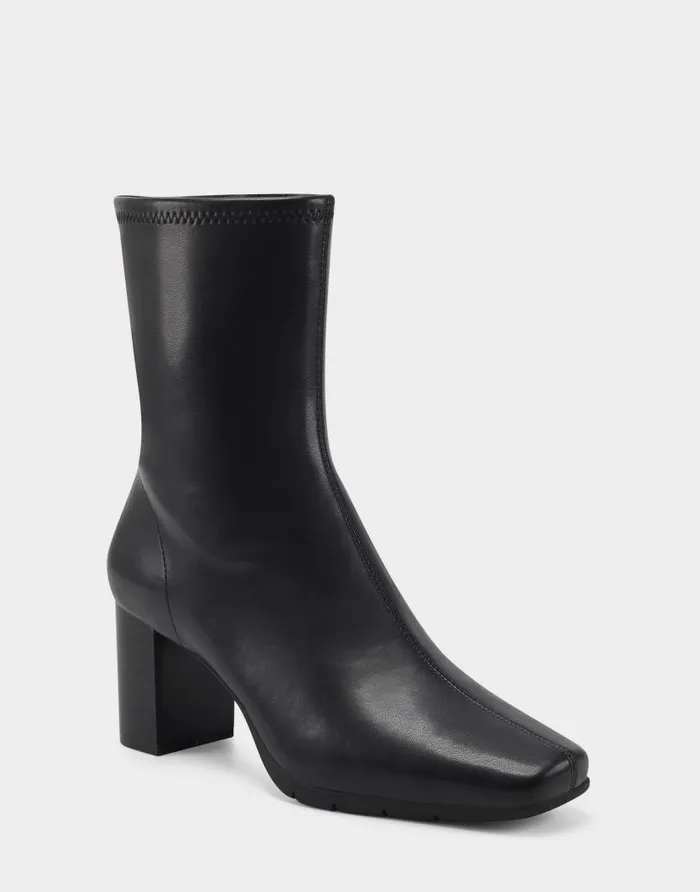 Aerosoles Comfortable Women039s Ankle Boot In Black Stretch Black Women Ankle Boots