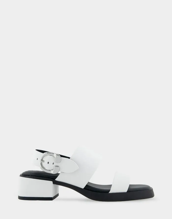 Aerosoles Comfortable Women039s Banded Back Strap Low Block Heel Sandal In White Faux Leather White Faux Leather Women Wide Width Sandals Aerosoles Comfortable Women039s Banded Back Strap Low Block Heel Sandal In White Faux Leather White Faux Leather Women Wide Width Sandals