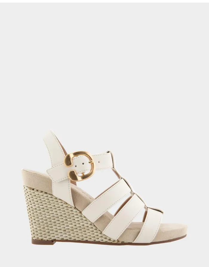 Aerosoles Comfortable Women039s Caged Footbed Wedge Sandal In Eggnog Faux Leather Eggnog Faux Leather Women Wedges Aerosoles Comfortable Women039s Caged Footbed Wedge Sandal In Eggnog Faux Leather Eggnog Faux Leather Women Wedges