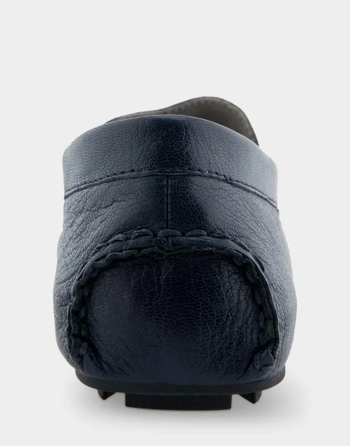 Aerosoles Comfortable Women039s Driver In Navy Leather Navy Leather Women Clogs and Mules