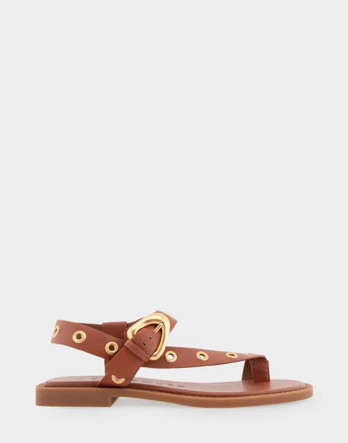 Aerosoles Comfortable Women039s Grommeted Asymmetrical Toe Ring Sandal In Gingerbread Faux Leather Gingerbread Faux Leather Women Flats Aerosoles Comfortable Women039s Grommeted Asymmetrical Toe Ring Sandal In Gingerbread Faux Leather Gingerbread Faux Leather Women Flats