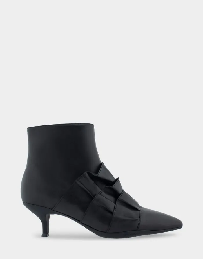 Aerosoles Comfortable Women039s Kitten Heel Ankle Boot In Black Genuine Leather Black Genuine Leather Women Ankle Boots Aerosoles Comfortable Women039s Kitten Heel Ankle Boot In Black Genuine Leather Black Genuine Leather Women Ankle Boots