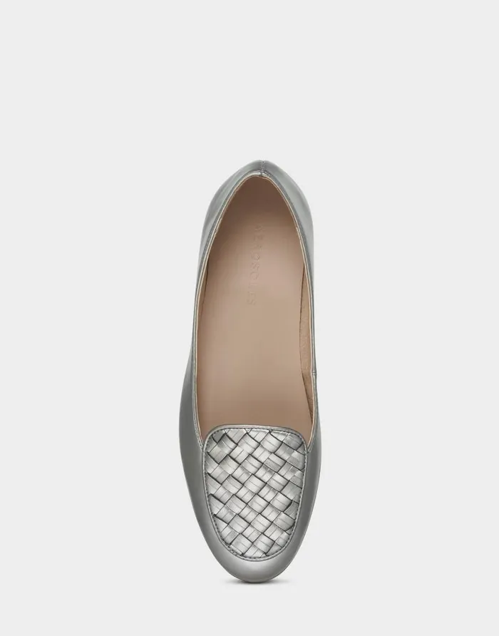 Aerosoles Comfortable Women039s Loafer In Silver Faux Leather Silver Faux Leather Women Ballet Aerosoles Comfortable Women039s Loafer In Silver Faux Leather Silver Faux Leather Women Ballet