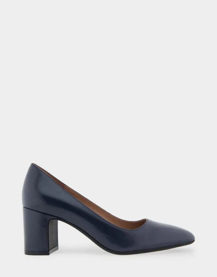 Aerosoles Comfortable Women039s Midheel Pump In Navy Leather Navy Leather Women Pumps Aerosoles Comfortable Women039s Midheel Pump In Navy Leather Navy Leather Women Pumps