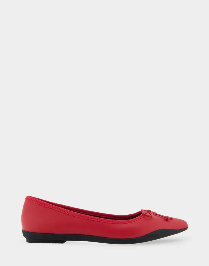 Aerosoles Comfortable Women039s Point Toe Flat In Red Genuine Leather Red Genuine Leather Women Ballet Aerosoles Comfortable Women039s Point Toe Flat In Red Genuine Leather Red Genuine Leather Women Ballet