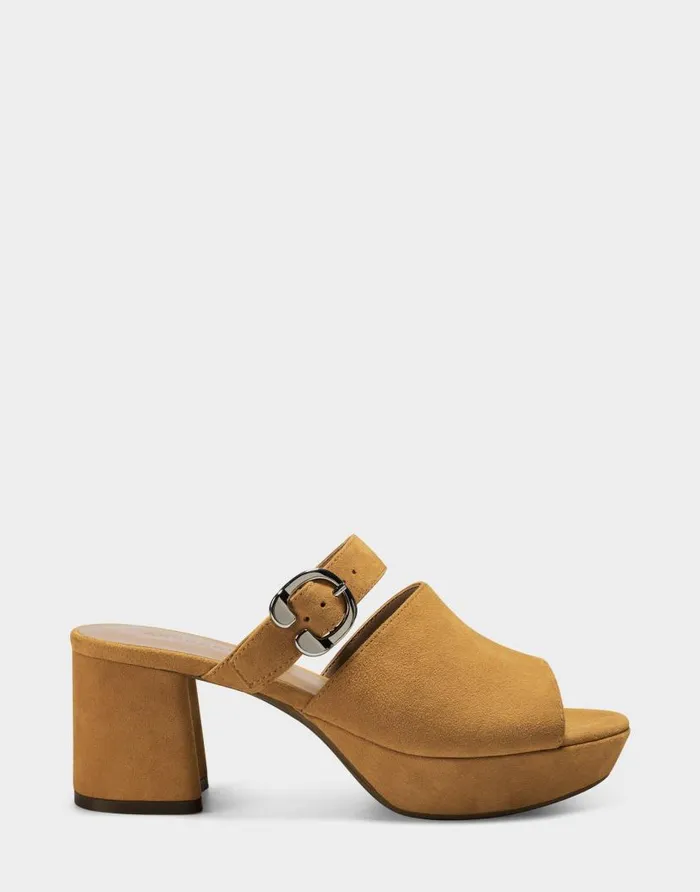 Aerosoles Comfortable Women039s Sandal In Tan Genuine Suede Tan Suede Women Platforms Aerosoles Comfortable Women039s Sandal In Tan Genuine Suede Tan Suede Women Platforms