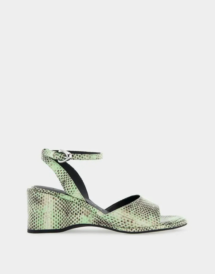 Aerosoles Comfortable Women039s Two Piece Ankle Strap Wedge Sandal In Gleam Snake Embossed Leather Gleam Snake Embossed Leather Women Wedges Aerosoles Comfortable Women039s Two Piece Ankle Strap Wedge Sandal In Gleam Snake Embossed Leather Gleam Snake Embossed Leather Women Wedges