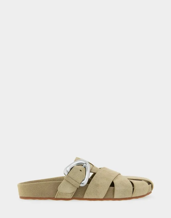 Aerosoles Comfortable Women039s Woven Fisherman Footbed Slip On In Olive Branch Suede Olive Branch Suede Women Clogs and Mules Aerosoles Comfortable Women039s Woven Fisherman Footbed Slip On In Olive Branch Suede Olive Branch Suede Women Clogs and Mules