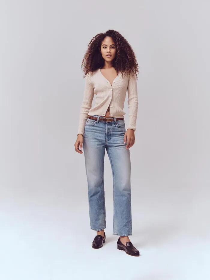 Alex Mill Denim Women Bev Relaxed Jean Vintage Dark Indigo