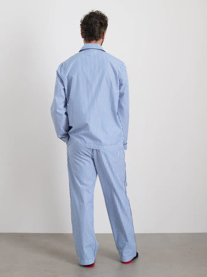 Alex Mill Pajamas Slippers Men P039jimmies Sleep Pant In Stripe Blue Stripe