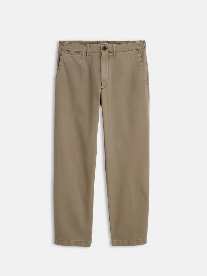 Alex Mill Pants Men Straight Leg Pant In Vintage Washed Chino Vintage Olive