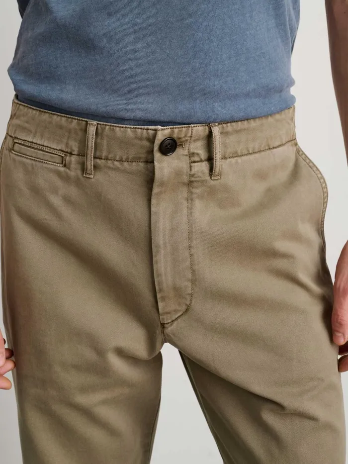 Alex Mill Pants Men Straight Leg Pant In Vintage Washed Chino Vintage Olive