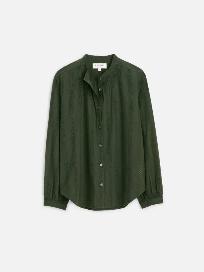 Alex Mill Shirts Tops Women Cari Top Pine Needle