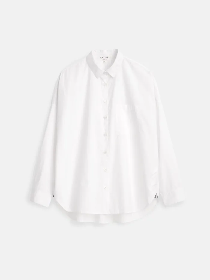 Alex Mill Shirts Tops Women Jo Shirt In Cotton Poplin White