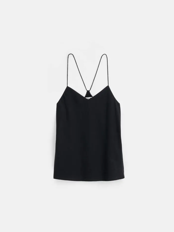 Alex Mill Shirts Tops Women Lauren Cami In Tencel Rich Black