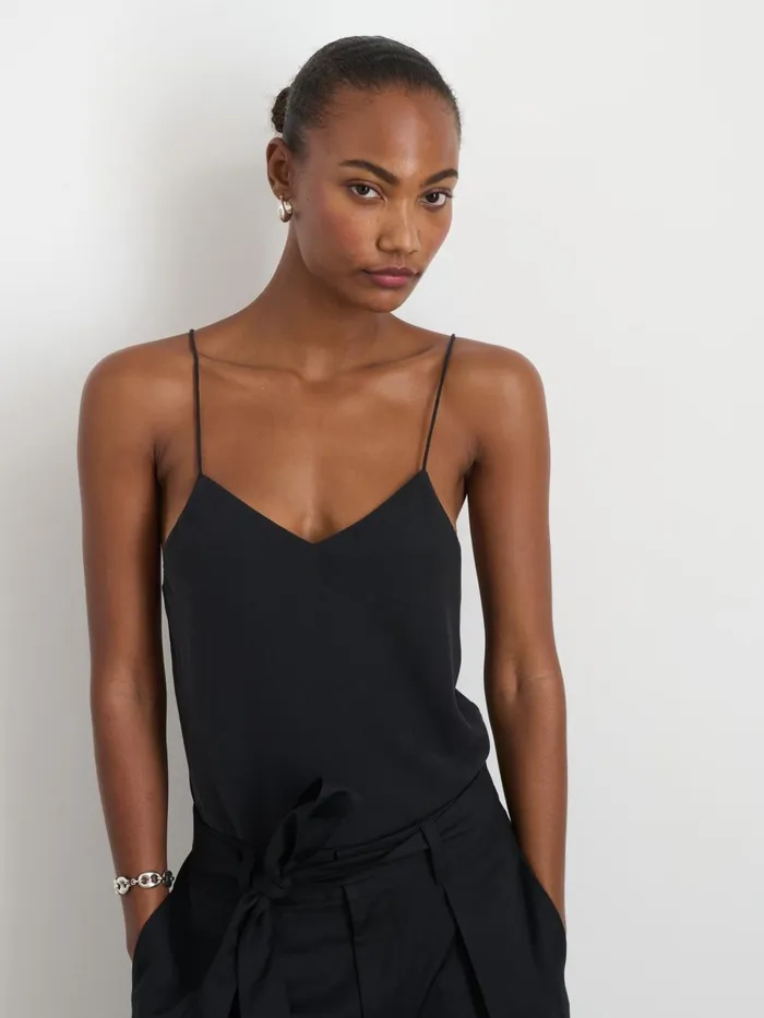Alex Mill Shirts Tops Women Lauren Cami In Tencel Rich Black