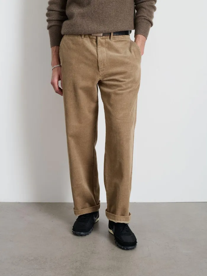 Alex Mill Suiting Blazers Men Straight Leg Pant In Corduroy Khaki