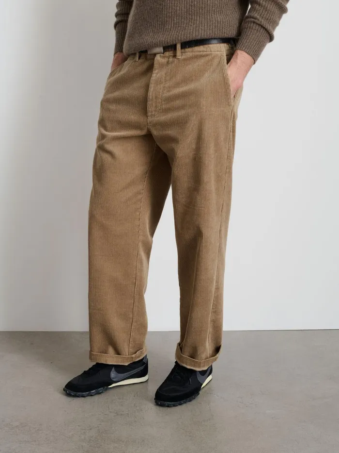Alex Mill Suiting Blazers Men Straight Leg Pant In Corduroy Khaki