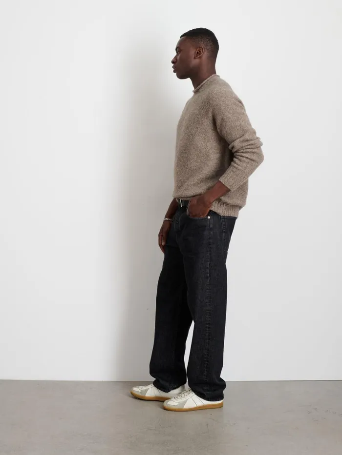 Alex Mill Sweaters Sweatshirts Men Alex Rollneck Sweater In Alpaca Chestnut