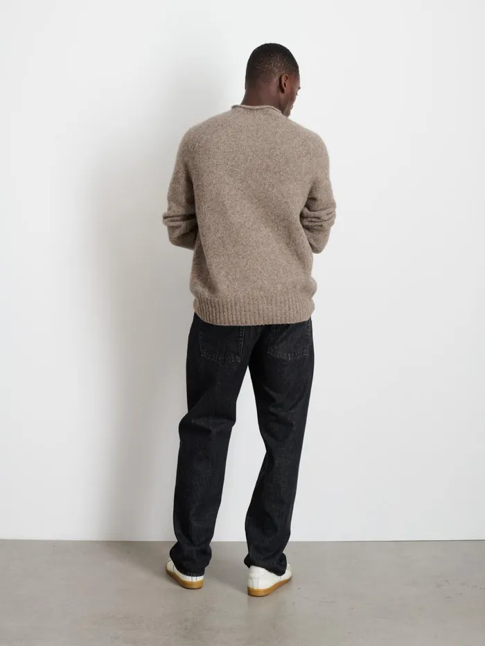 Alex Mill Sweaters Sweatshirts Men Alex Rollneck Sweater In Alpaca Chestnut