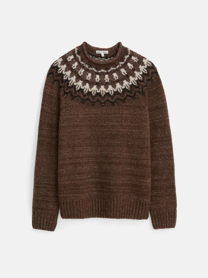 Alex Mill Sweaters Sweatshirts Men Fair Isle Rollneck Sweater