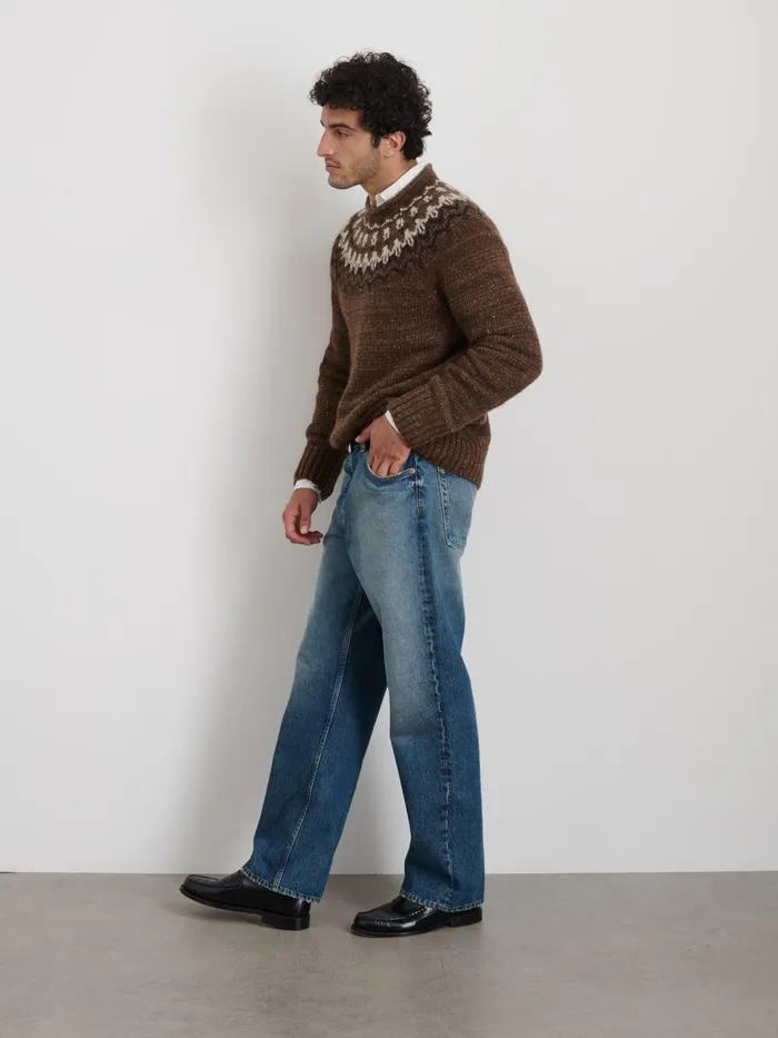 Alex Mill Sweaters Sweatshirts Men Fair Isle Rollneck Sweater Alex Mill Sweaters Sweatshirts Men Fair Isle Rollneck Sweater
