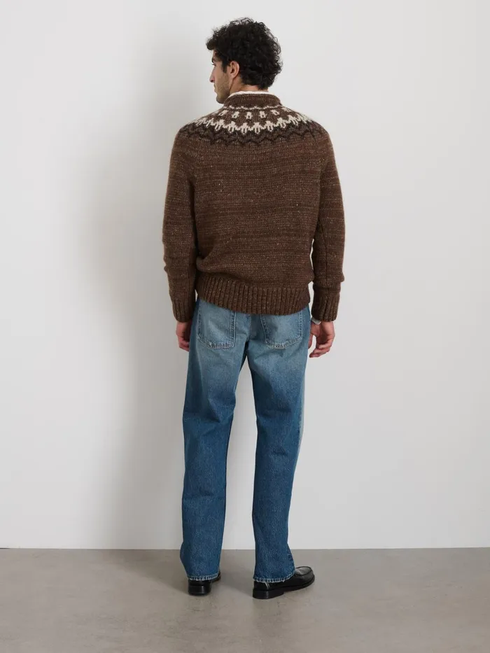 Alex Mill Sweaters Sweatshirts Men Fair Isle Rollneck Sweater Alex Mill Sweaters Sweatshirts Men Fair Isle Rollneck Sweater