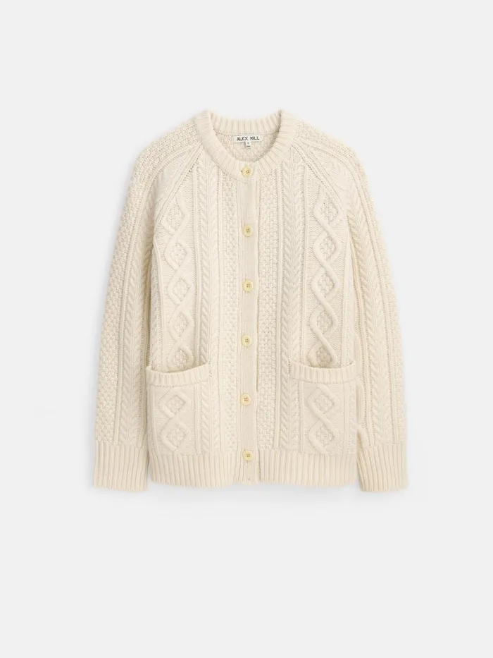 Alex Mill Sweaters Women Agnes Cardigan Ivory