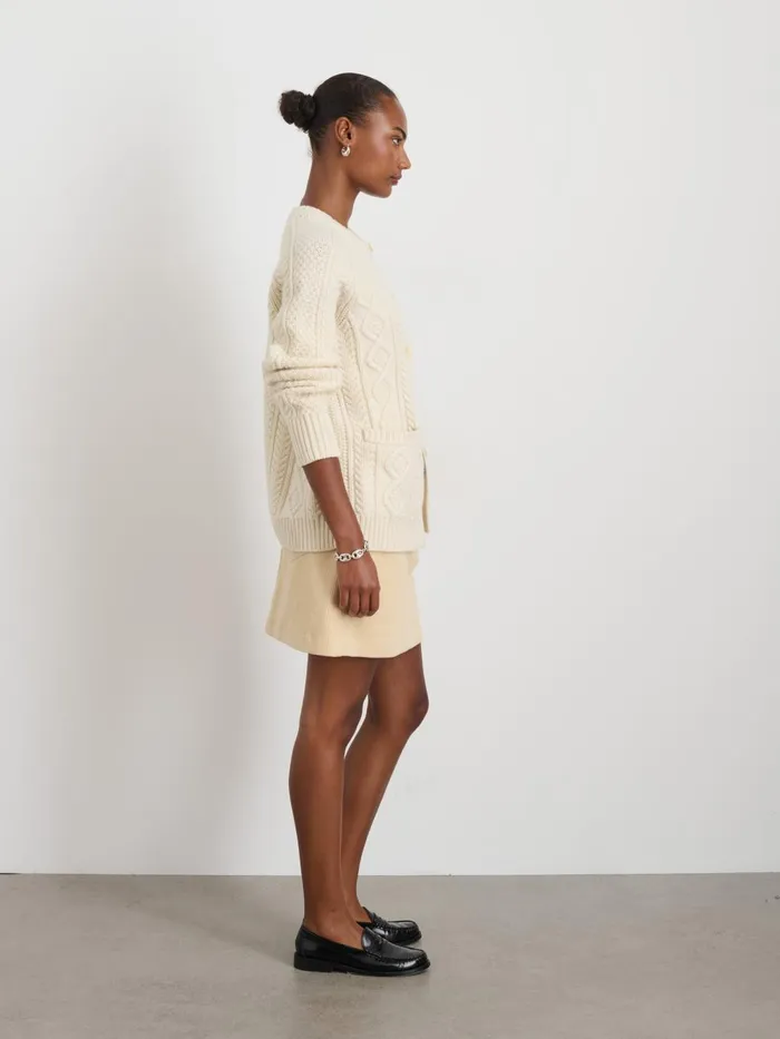 Alex Mill Sweaters Women Agnes Cardigan Ivory