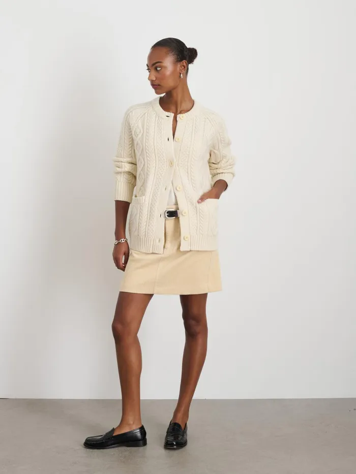 Alex Mill Sweaters Women Agnes Cardigan Ivory
