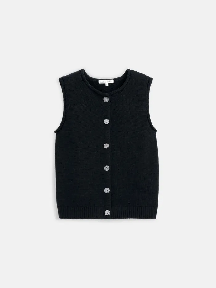 Alex Mill Sweaters Women Bridget Vest In Cotton Black