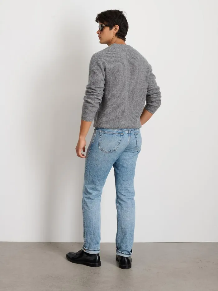 Alex Mill Sweaters Women Jordan Sweater In Washed Cashmere Marled Heather Grey