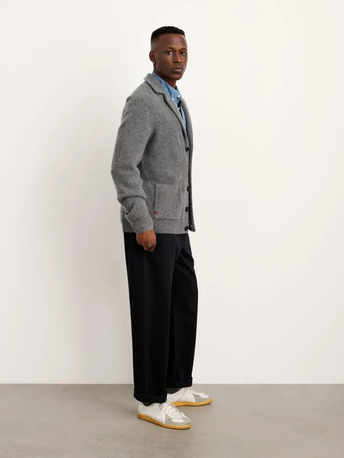 Alex Mill Sweaters Women Mitchell Cardigan In Washed Cashmere Heather Pewter