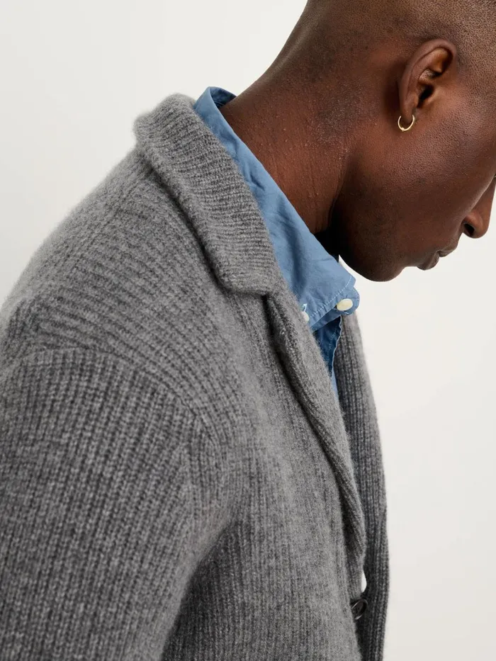 Alex Mill Sweaters Women Mitchell Cardigan In Washed Cashmere Heather Pewter