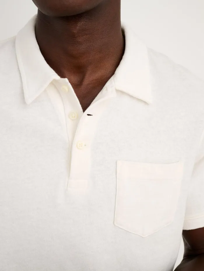 Alex Mill Tees Polos Men Vintage Wash Polo Off White