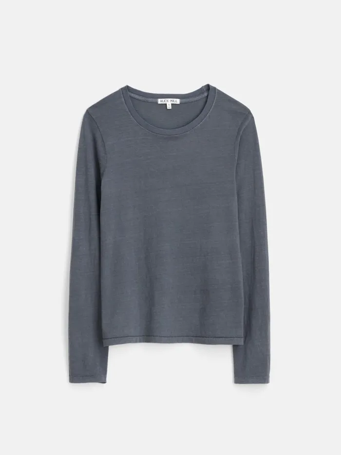 Alex Mill Tees Tanks Women LongSleeve Prospect Tee Charcoal