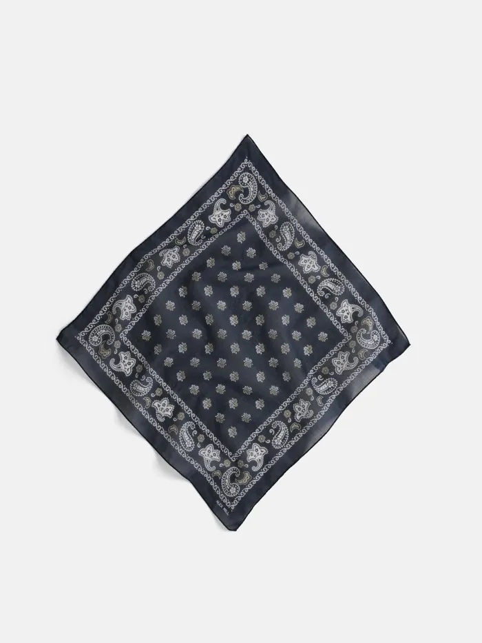 Alex Mill Women Cotton Bandana Navywhite