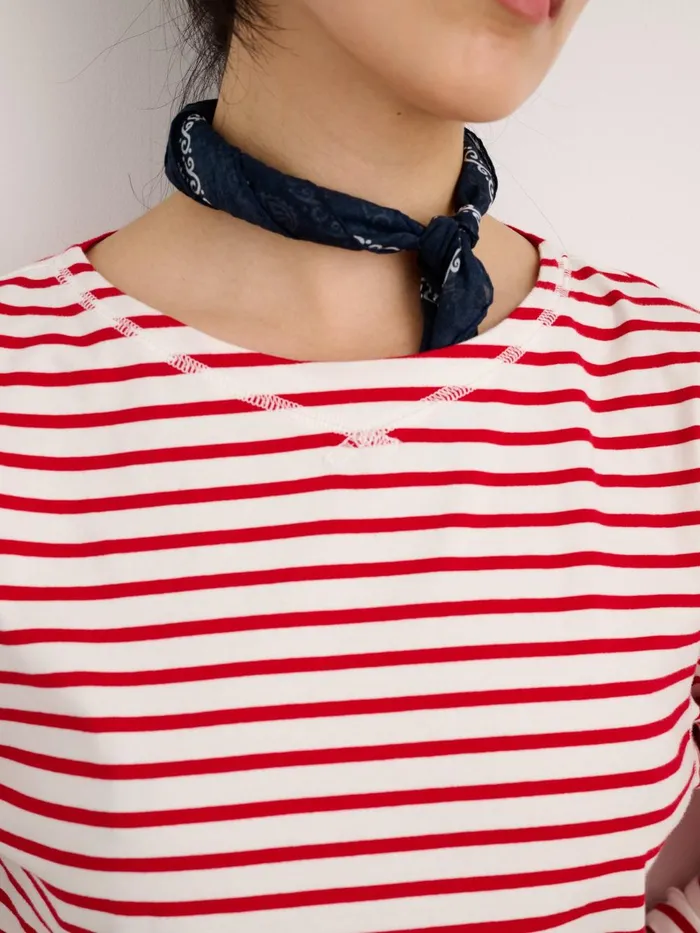 Alex Mill Women Cotton Bandana Navywhite