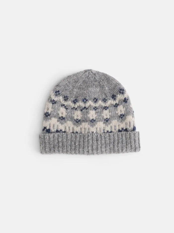Alex Mill Women Fair Isle Beanie Grey