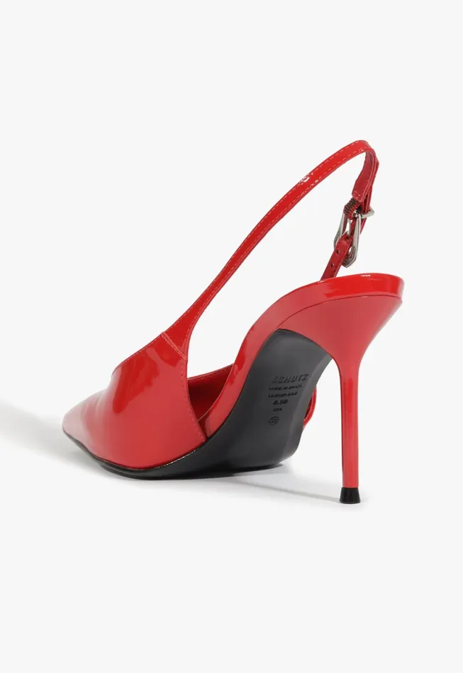 Alicia Sling Pump Scarlet Women Schutz Shoes