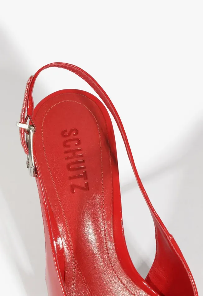 Alicia Sling Pump Scarlet Women Schutz Shoes