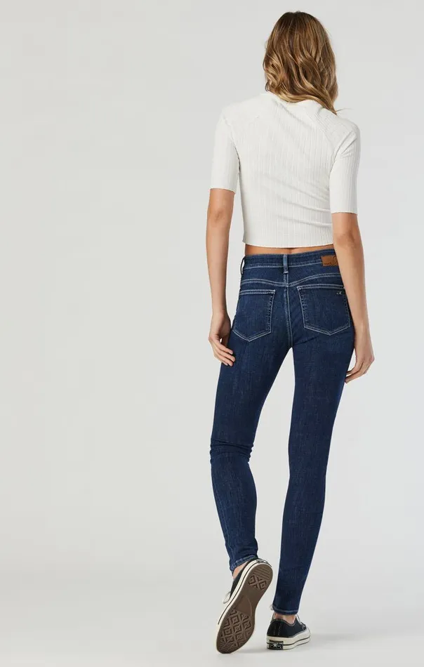 Alissa Skinny In Dark Brushed Feather Blue Women Mavi Jeans Denim Alissa Skinny In Dark Brushed Feather Blue Women Mavi Jeans Denim