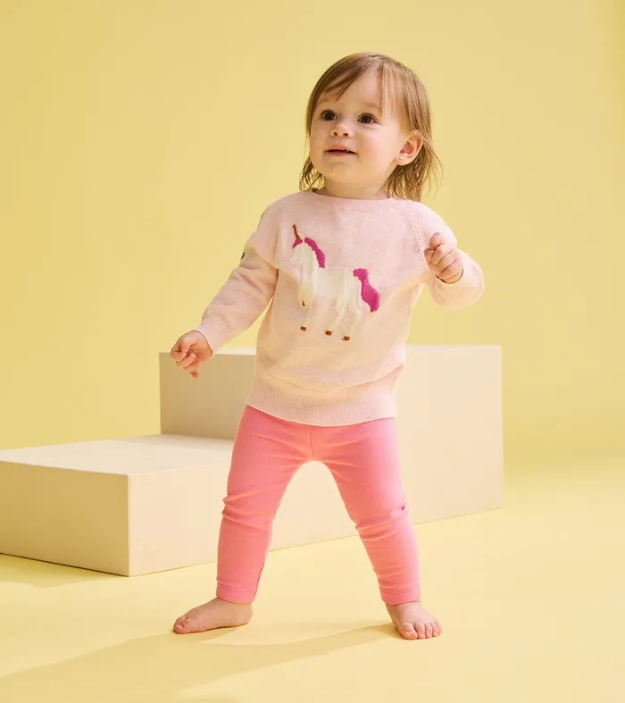Baby and Toddler Girls Fall Unicorns Sweater Hatley