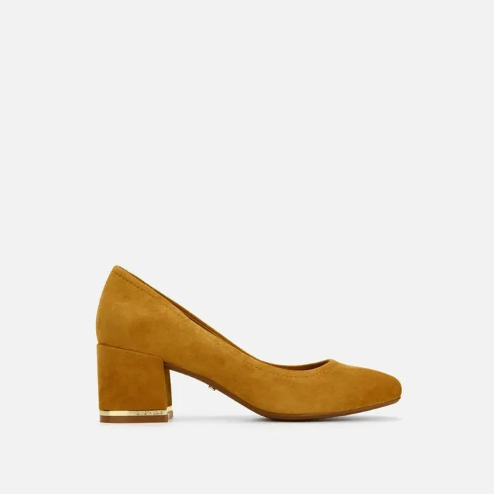Balance Suede Pump Honey Women Kenneth Cole Heels