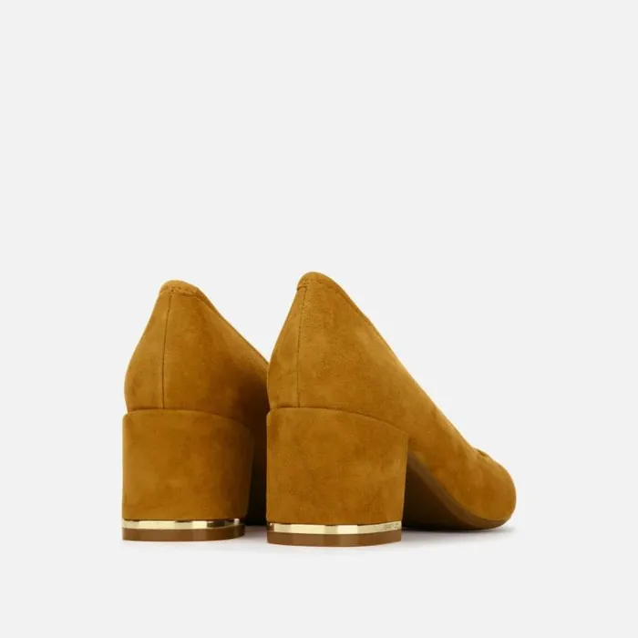 Balance Suede Pump Honey Women Kenneth Cole Heels
