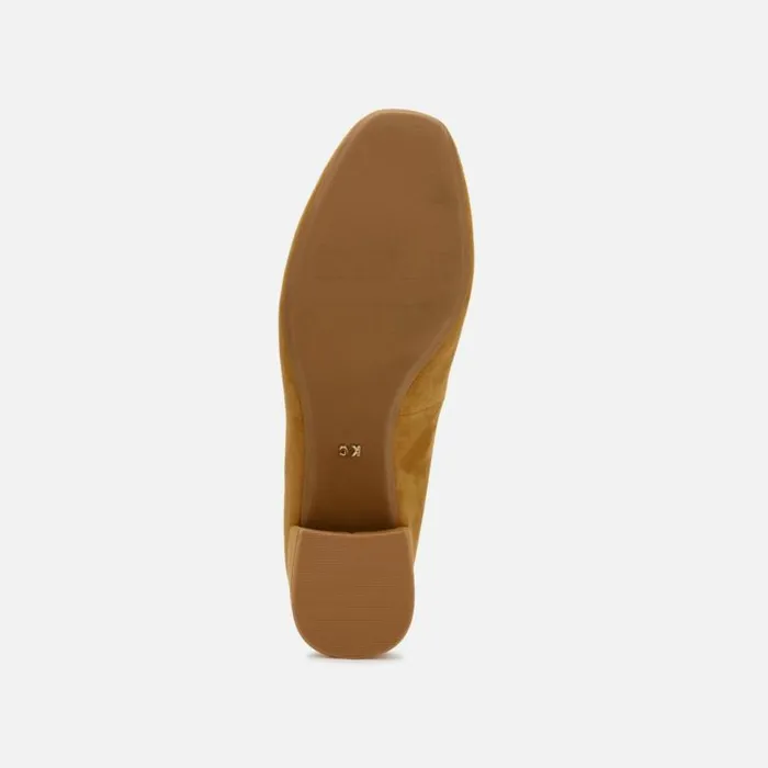 Balance Suede Pump Honey Women Kenneth Cole Heels